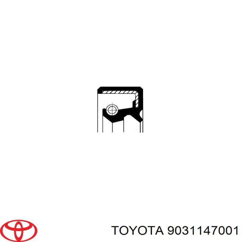 Uszczelniacz półosi mostu tylnego zewnętrzny Toyota 9031147001 cena, od 3,94 USD