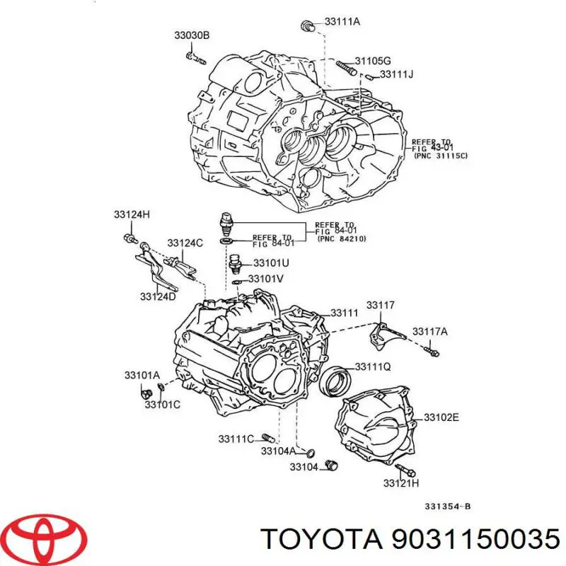 9031150035 Toyota Uszczelniacz półosi lewej mostu przedniego