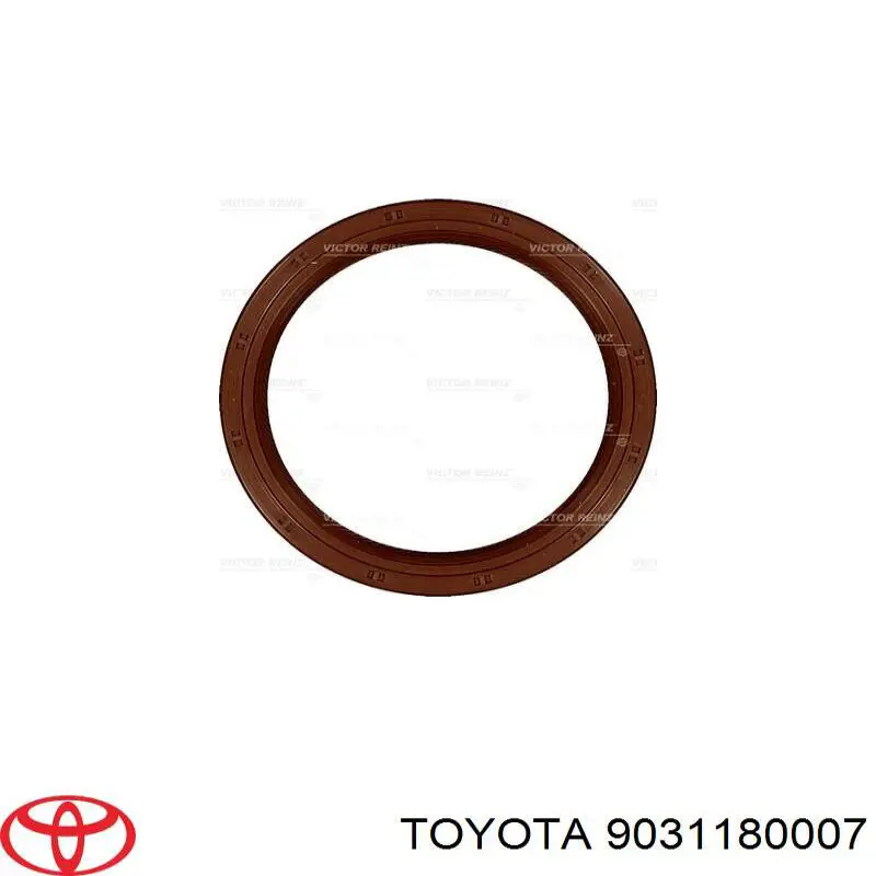 Uszczelniacz wału korbowego silnika tylny 9031180007 Toyota