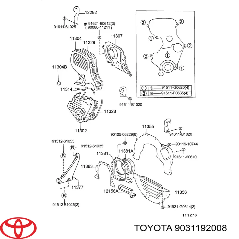 Uszczelniacz wału korbowego silnika tylny Toyota 9031192008 cena, od 25,55 USD