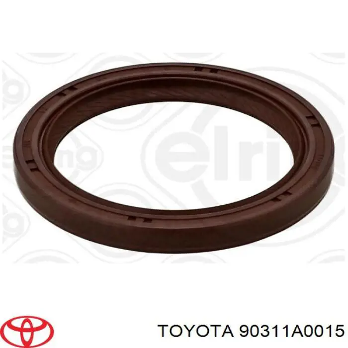Do koszyka 90311A0015 Toyota Uszczelniacz wału korbowego przedni