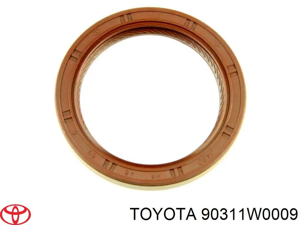 Do koszyka 90311W0005 Toyota Uszczelniacz wału korbowego przedni