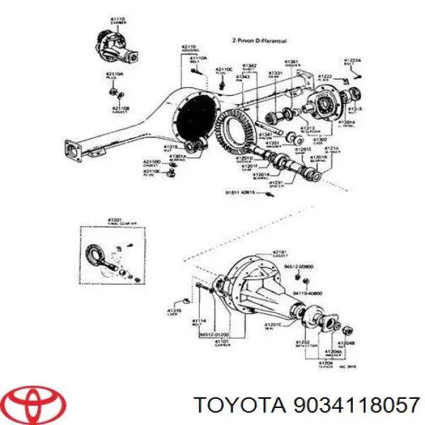 Korek miski olejowej silnika Toyota 9034118057 cena, od 7,80 USD