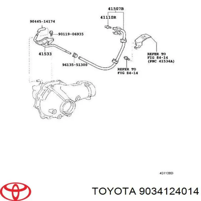 Korek wlewu mostu tylnego/przedniego Toyota 9034124014 cena, od 7,79 USD