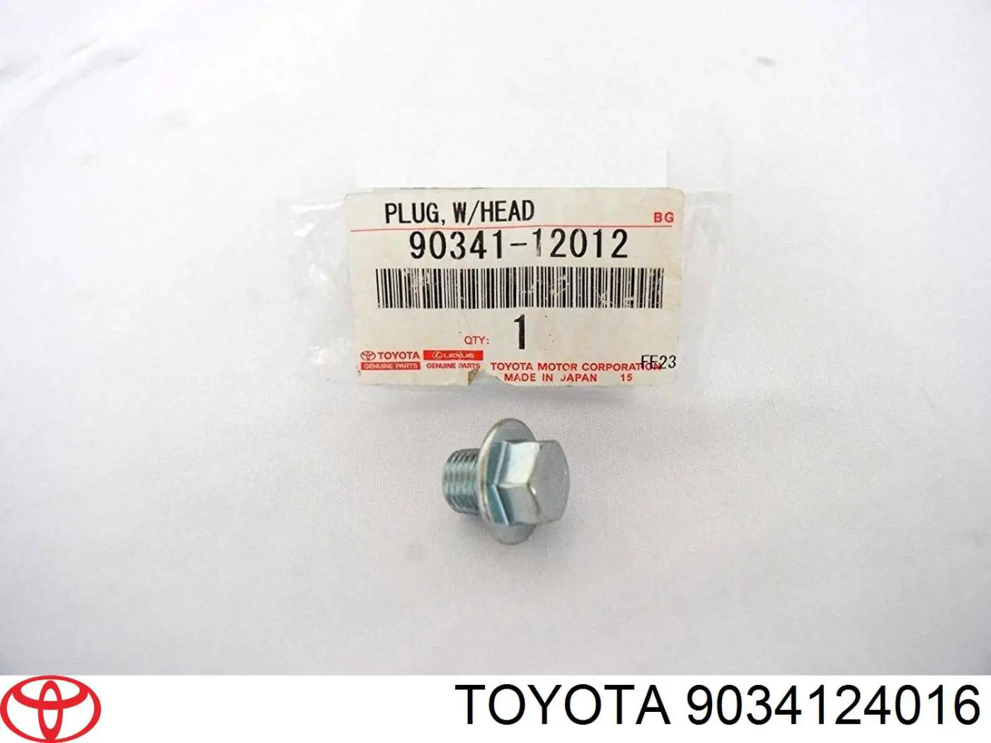 9034124016 Toyota Korek wlewu mostu tylnego/przedniego