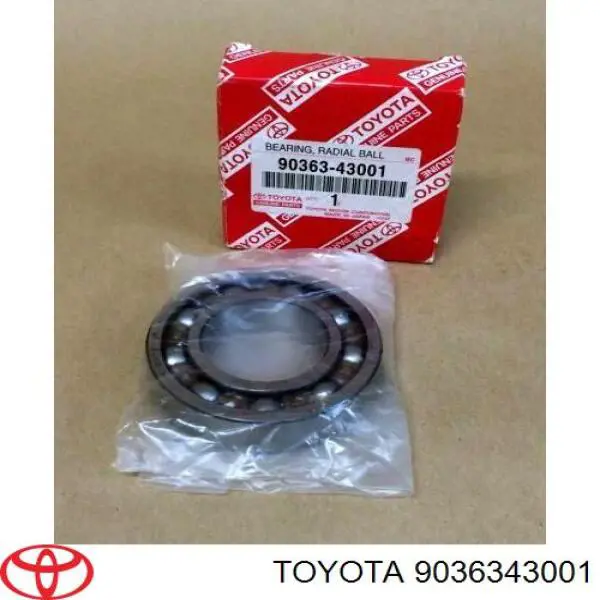 9036343001 Toyota łożysko dyferencjału mostu przedniego