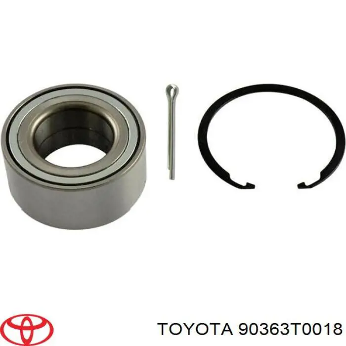 Do koszyka 90363T0018 Toyota Łożysko piasty przedniej