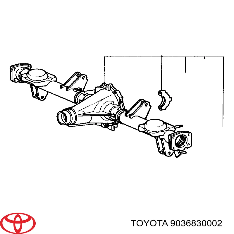 Do koszyka 9036830002 Toyota Łożysko końcówki mostu tylnego zewnętrzne