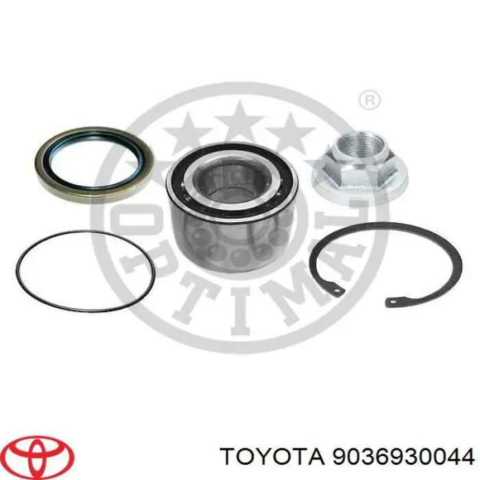 Do koszyka 9036930044 Toyota Lożysko piasty tylnej