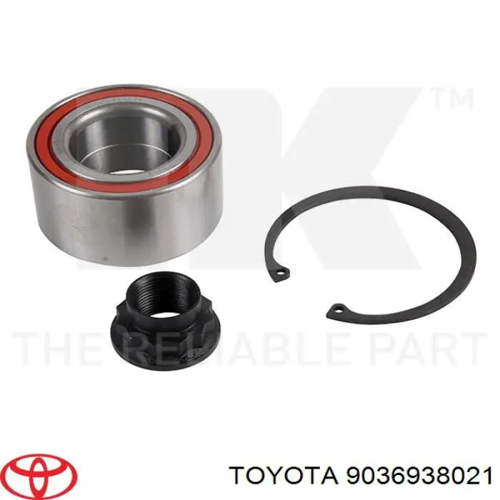 9036938021 Toyota Łożysko piasty przedniej