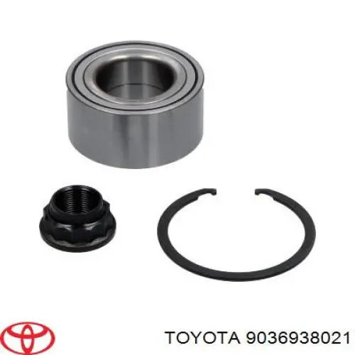 Łożysko piasty przedniej Toyota 9036938021 cena, od 21,81 USD