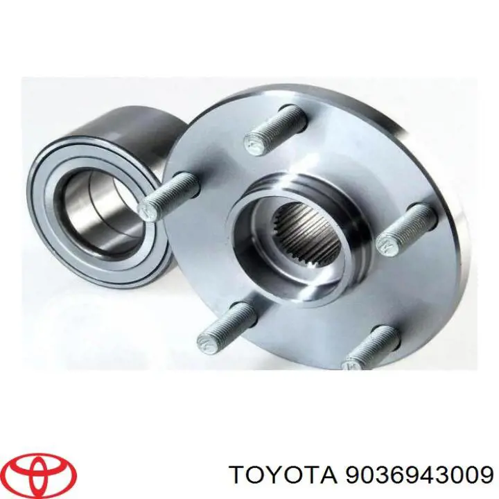 Łożysko piasty przedniej 9036943009 Toyota