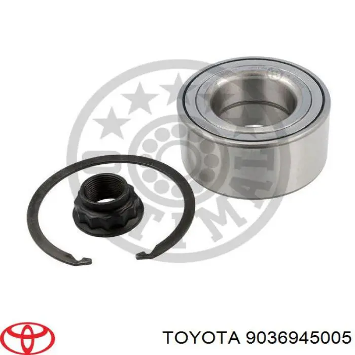 Łożysko piasty przedniej Toyota 9036945005 cena, od 34,73 USD