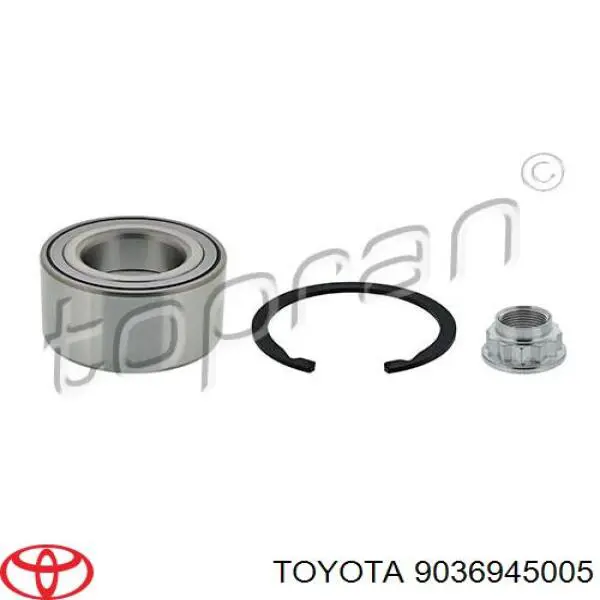 Łożysko piasty przedniej Toyota 9036945005