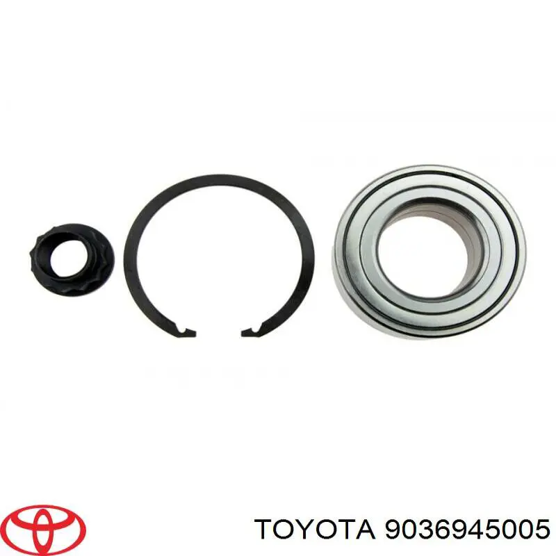 Łożysko piasty przedniej 9036945005 Toyota