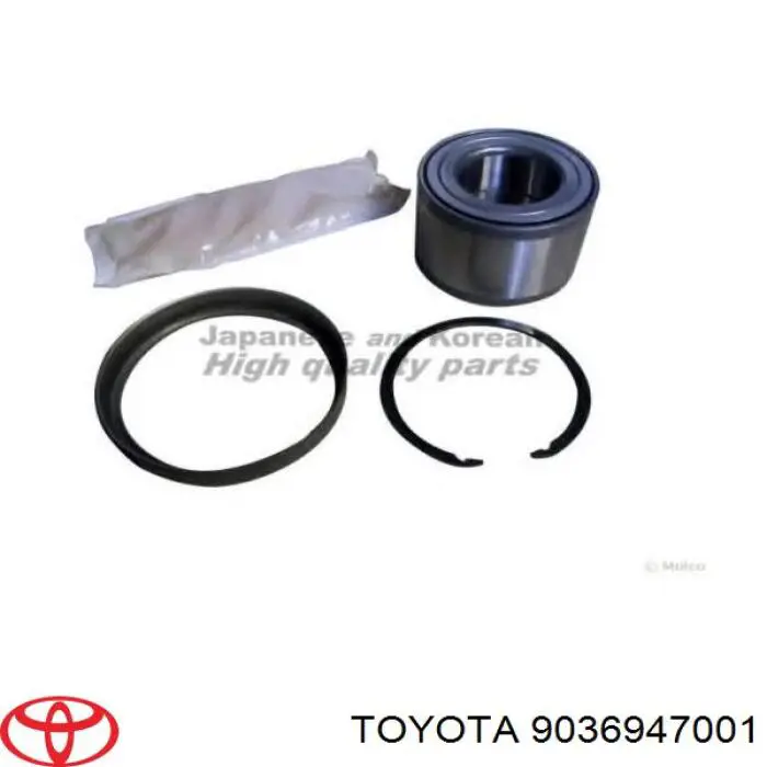 Lożysko piasty tylnej Toyota 9036947001 cena, od 54,42 USD