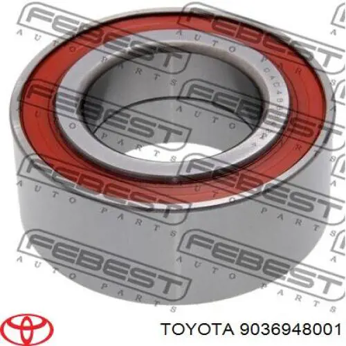 Lożysko półosi mostu tylnego Toyota 9036948001 cena, od 57,41 USD