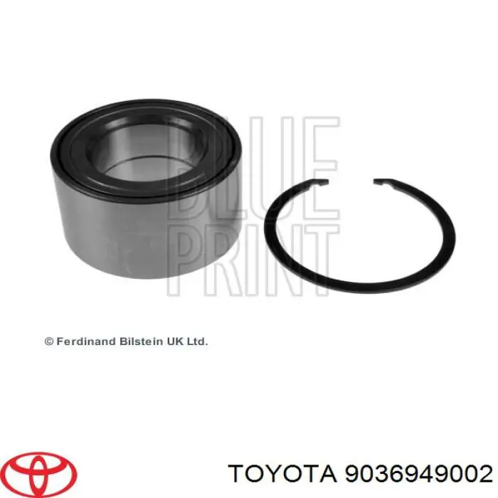 Lożysko piasty tylnej Toyota 9036949002 cena, od 33,77 USD