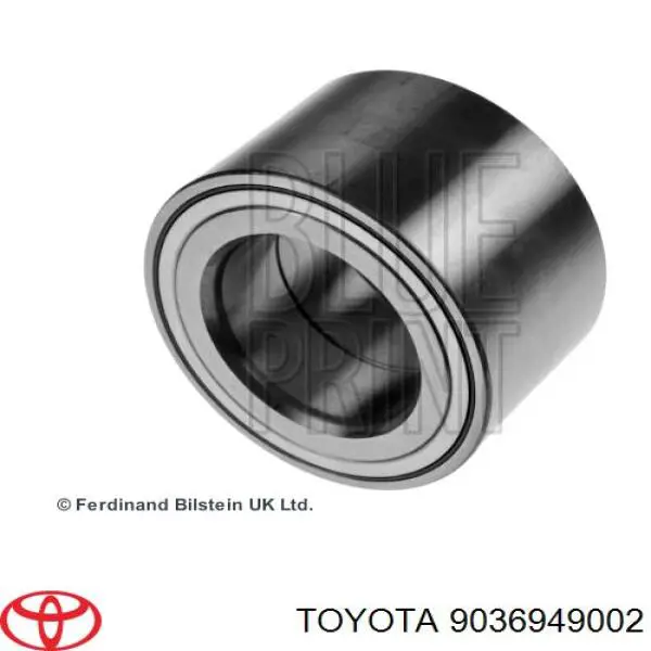 Do koszyka 9036949002 Toyota Lożysko piasty tylnej