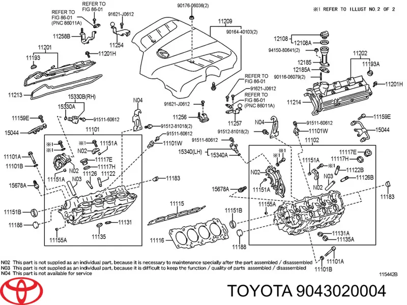 9043020004 Toyota uszczelka korka miski olejowej