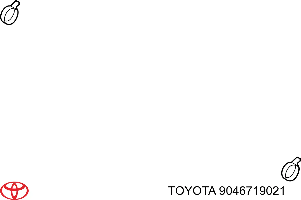 9046719021 Toyota Uchwyt osłony maglownicy