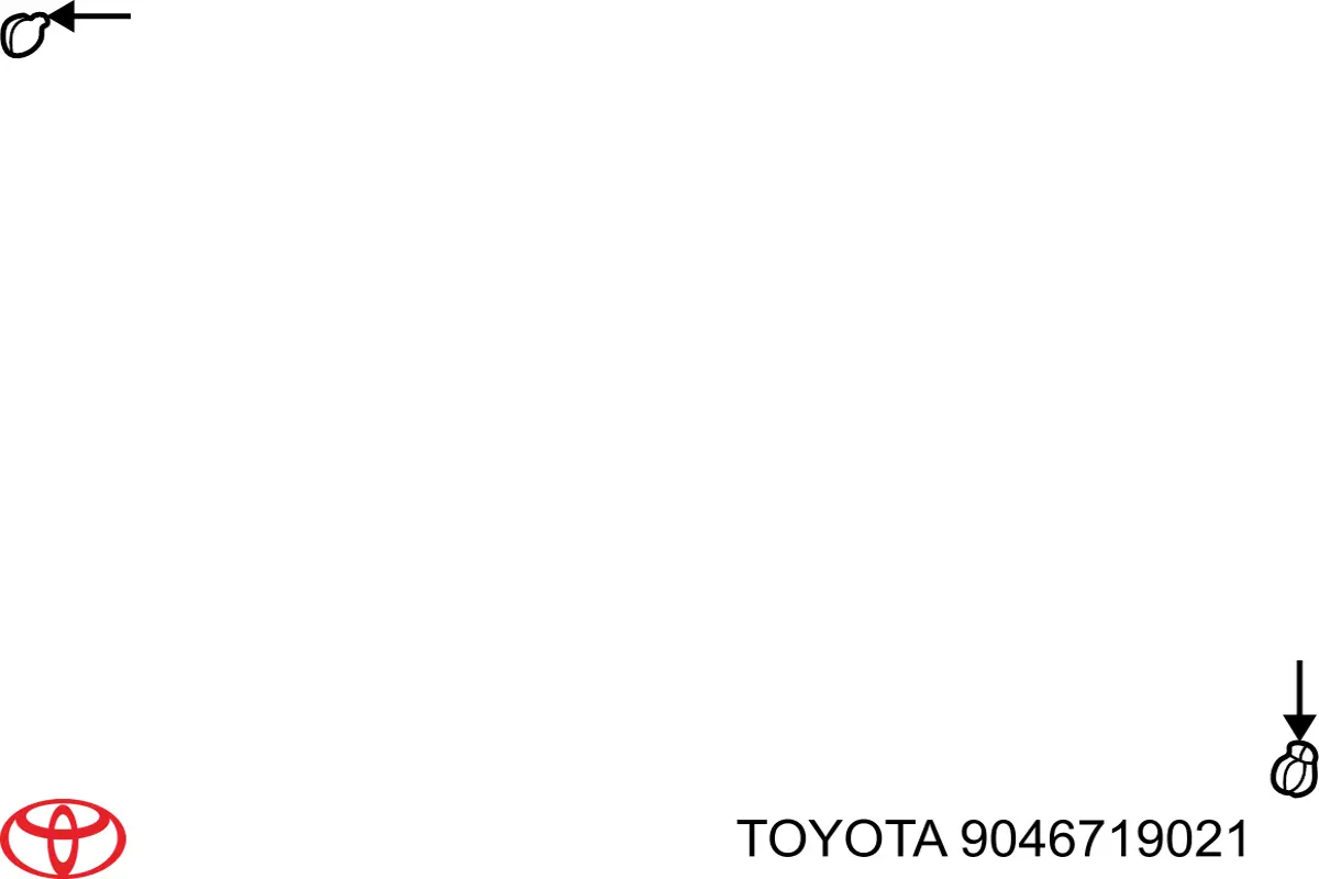 Uchwyt osłony maglownicy Toyota 9046719021 cena, od 1,57 USD