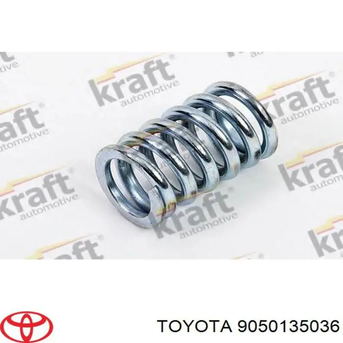Sprężyna układu wydechowego Toyota 9050135036 cena, od 4,56 USD