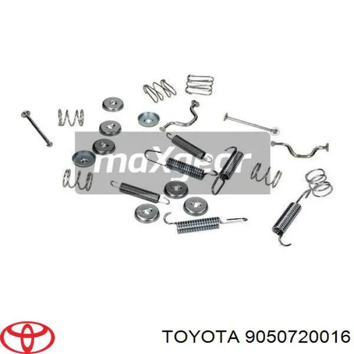 9050720016 Toyota zestaw montażowy szczęk hamulcowych tylnych