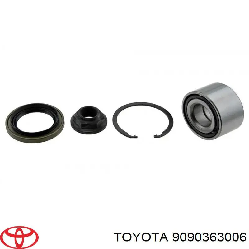 Łożysko piasty przedniej Toyota 9090363006 cena, od 37,65 USD