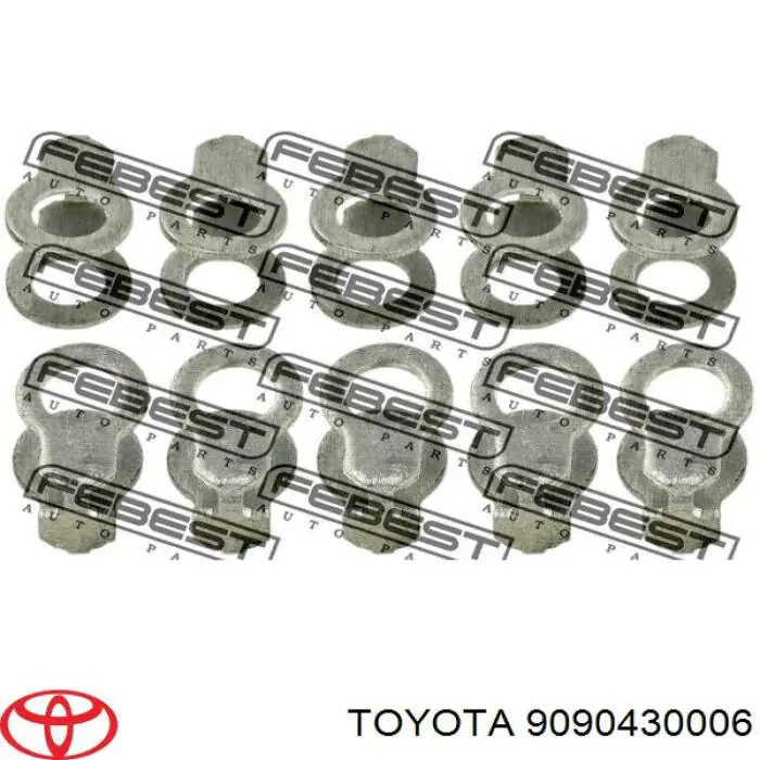 9090430006 Toyota Pierścień uszczelniający wtryskiwacza