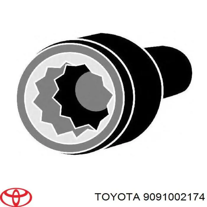 9091002174 Toyota Śruba głowicy cylindrów