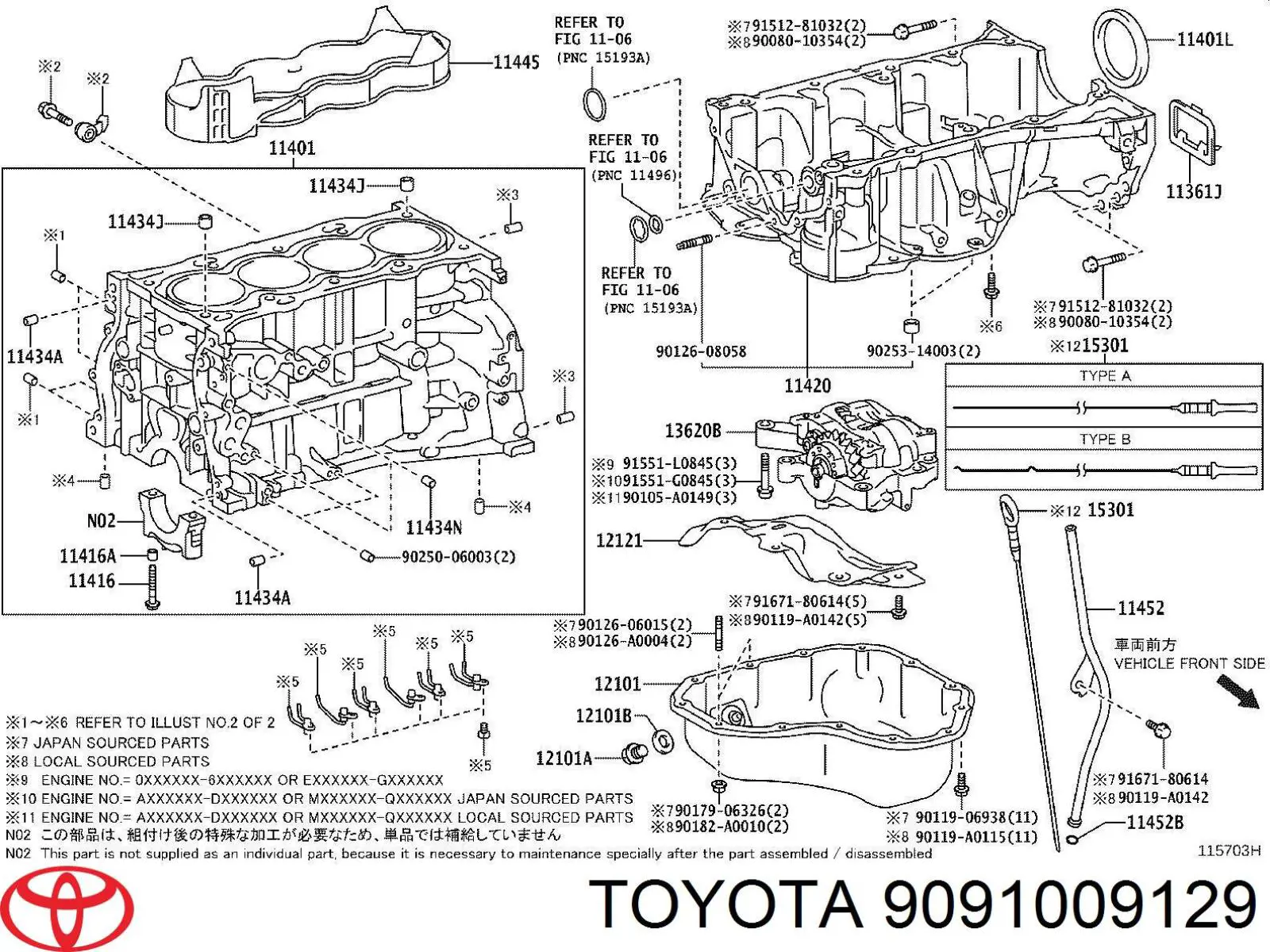 9091009129 Toyota 