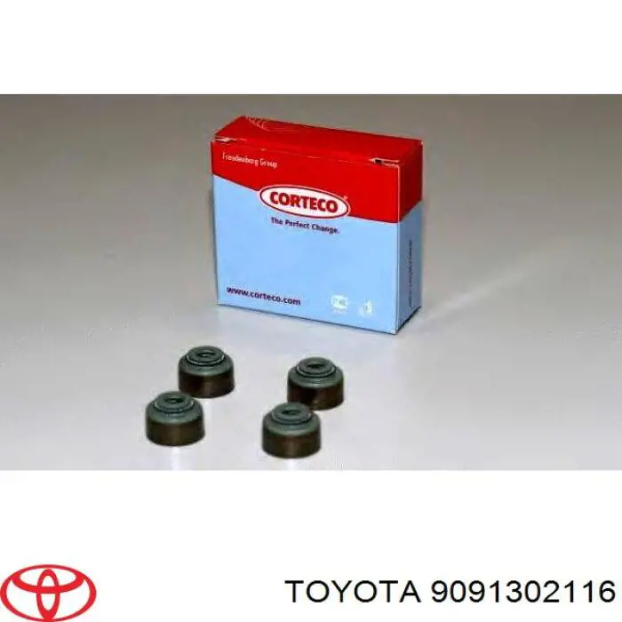 Uszczelniacz zaworu dolotowego/wylotowego Toyota 9091302116 cena, od 3,04 USD