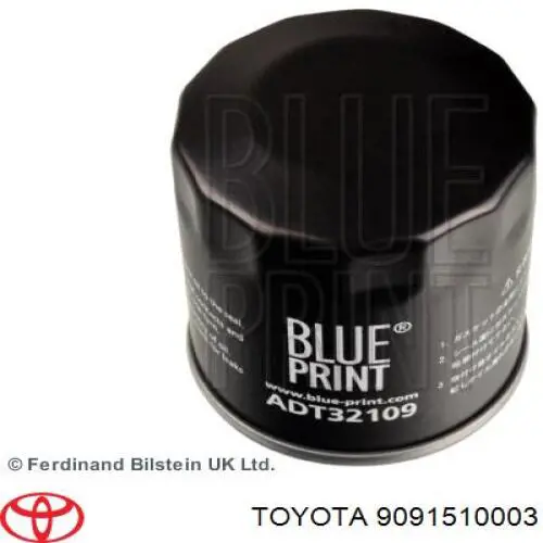 Filtr oleju 9091510003 Toyota
