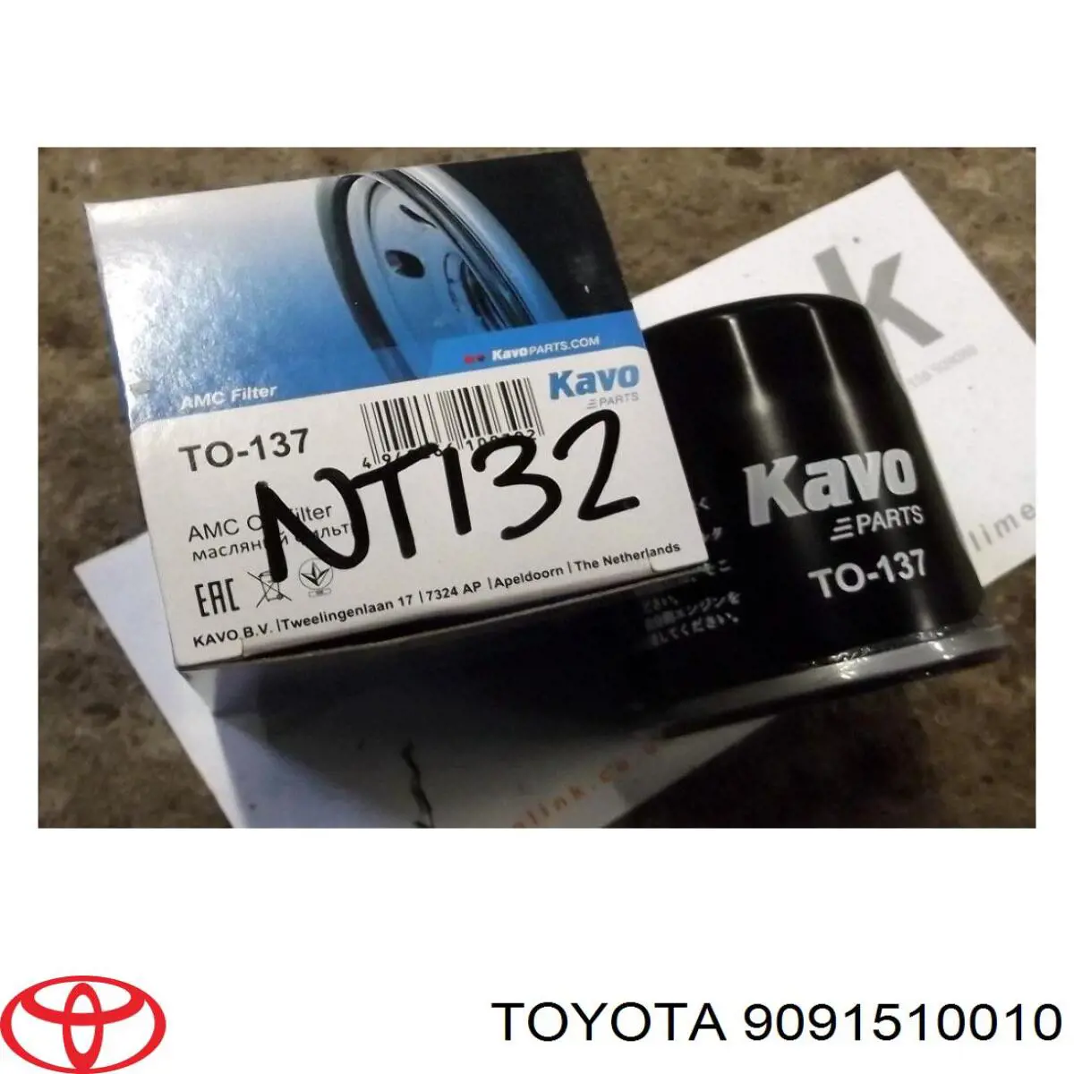9091510010 Toyota Filtr oleju