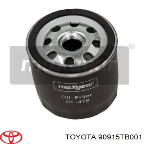 90915TB001 Toyota Filtr oleju