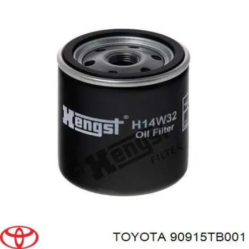 90915TB001 Toyota Filtr oleju