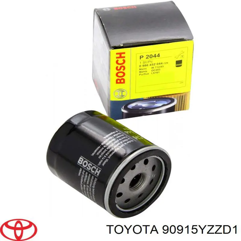 Do koszyka 90915YZZD1 Toyota Filtr oleju
