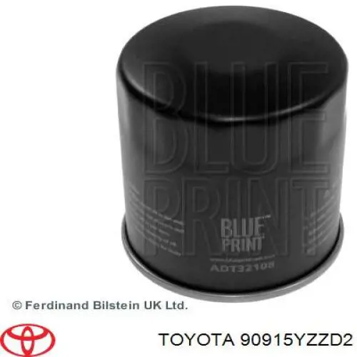 Filtr oleju Toyota 90915YZZD2 cena, od 6,72 USD