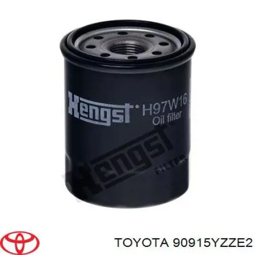 Do koszyka 90915YZZE2 Toyota Filtr oleju