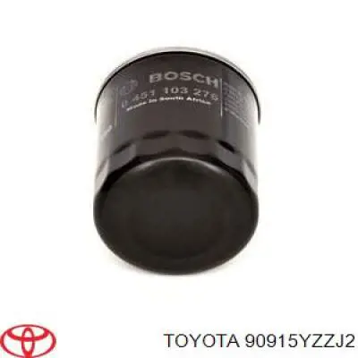 90915YZZJ2 Toyota Filtr oleju
