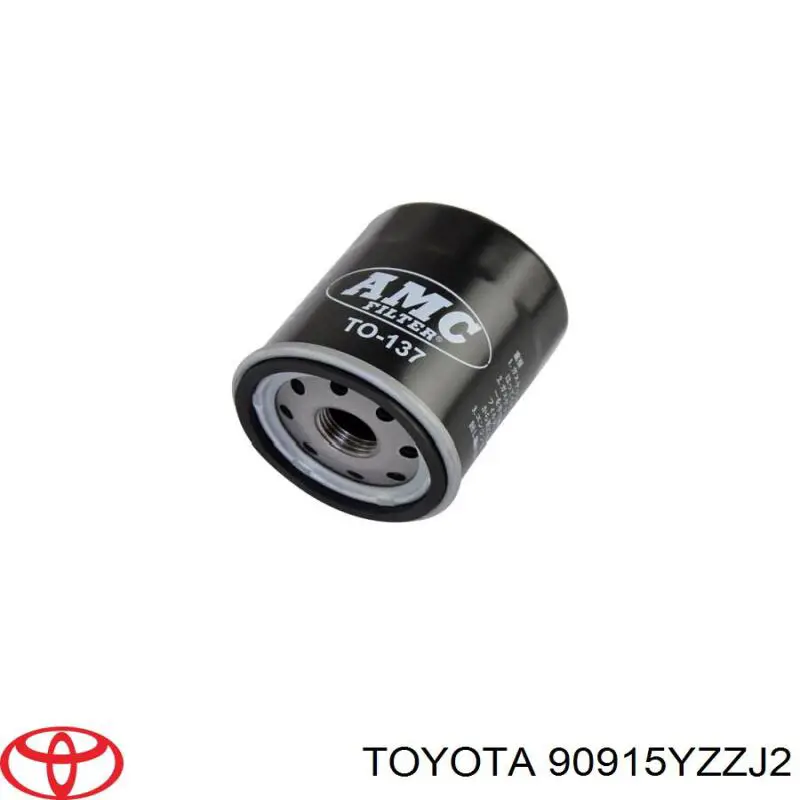 Do koszyka 90915YZZJ2 Toyota Filtr oleju