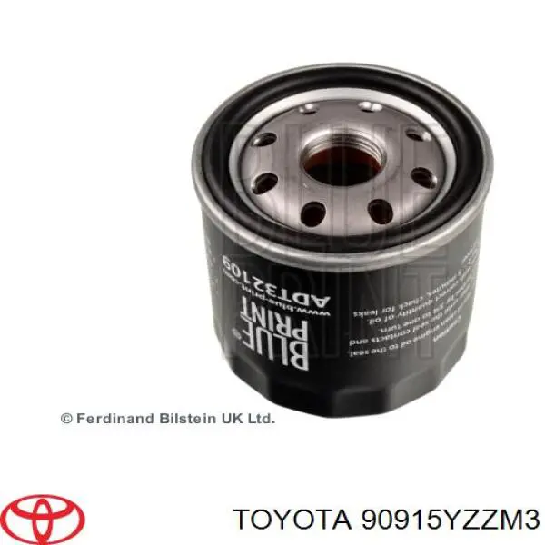 Filtr oleju 90915YZZM3 Toyota