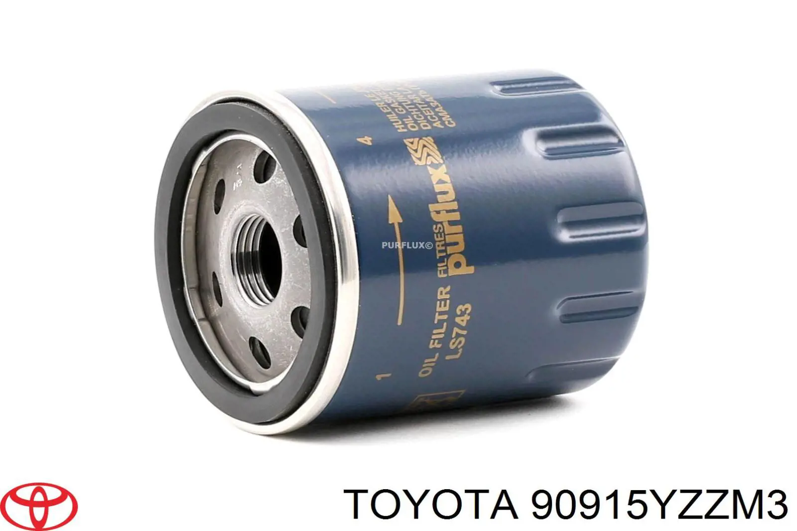 Filtr oleju Toyota 90915YZZM3 cena, od 5,77 USD