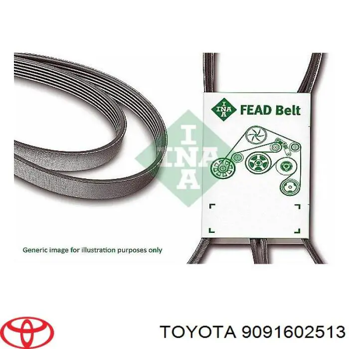 9091602513 Toyota Pas napędowy mechanizmów