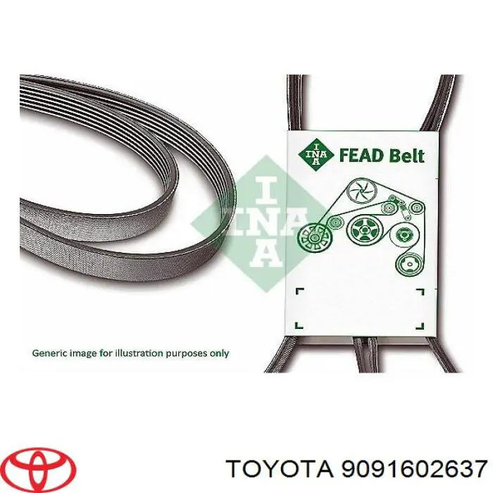 9091602637 Toyota pas napędowy mechanizmów