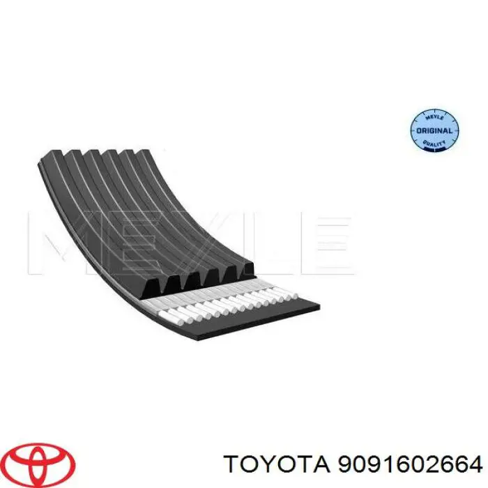 Pas napędowy mechanizmów Toyota 9091602664 cena, od 14,86 USD