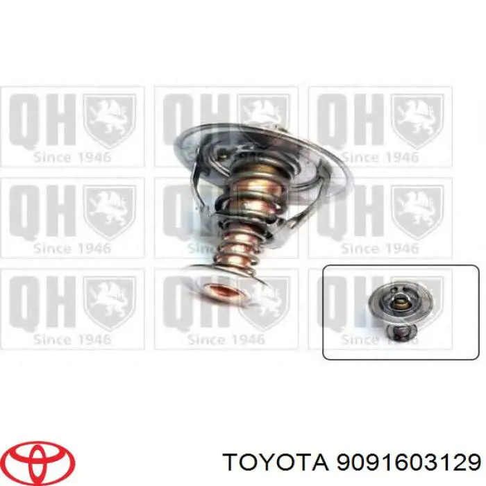 Do koszyka 9091603129 Toyota Termostat