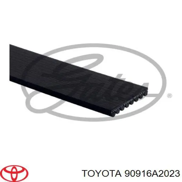 Pas napędowy mechanizmów Toyota 90916A2023 cena, od 177,51 USD