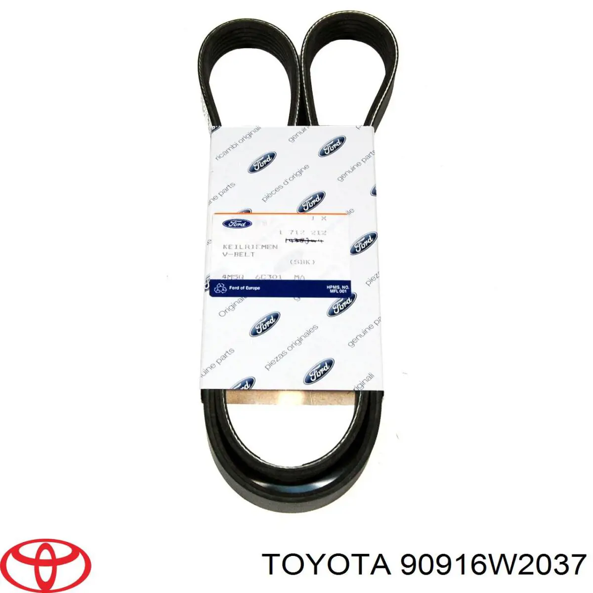 Do koszyka 90916W2037 Toyota Pas napędowy mechanizmów